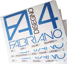 ALBUM DIS. FABRIANO F4 33X48  RIQUADRATO