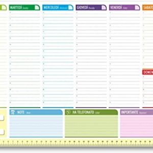 PLANNING SETTIMANALE DA TAVOLO A3