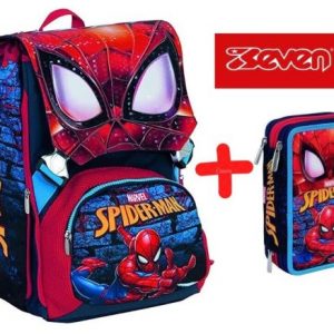 ZAINO SDOPPIABILE BIG SPIDERMAN + ASTUCCIO 3 ZIP