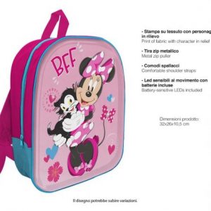 ZAINO ASILO CON LED 3D