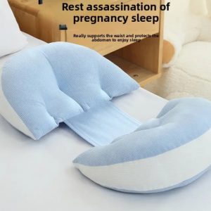 CUSCINO PER LA GRAVIDANZA A FORMA DI U PER CHI DORME SULLA SCHIENA E SU UN FIANCO
